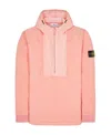 Stone Island Semi-zipper Casual Jacket In Pink
