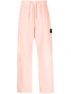 Stone Island Shadow Project Compass-patch Track Pants In Rosa
