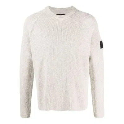 STONE ISLAND STONE ISLAND SHADOW PROJECT LOGO PATCH KNITTED JUMPER 'GREY'