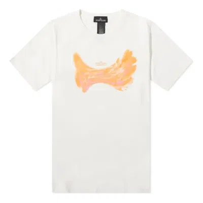 Stone Island Shadow Project Neo Floral Print T-shirt 'natural' In White