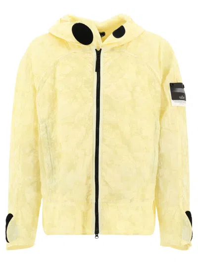 Stone Island Shadow Project Nylon Metal Econyl Jackets In Yellow