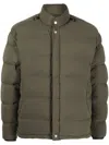 Stone Island Shadow Project Press-stud Puffer Jacket In Green