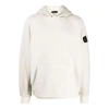 Stone Island Shadow Project Popover Hoodie 'pearl Grey' In White