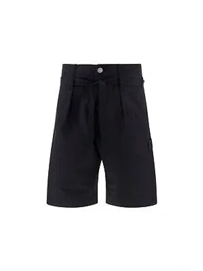 Pre-owned Stone Island Shadow Project Shorts In Nero