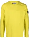 Stone Island Shadow Project Logo-patch Long-sleeved Jumper In V0030
