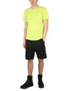 Stone Island Shadow Project Regular Fit Gyrocircular T-shirt In Yellow