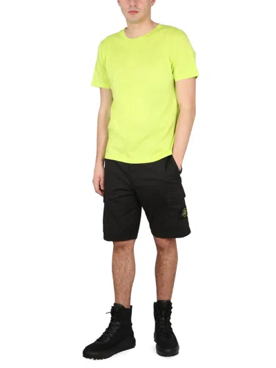 Stone Island Shadow Project Jersey T Shirt In Yellow