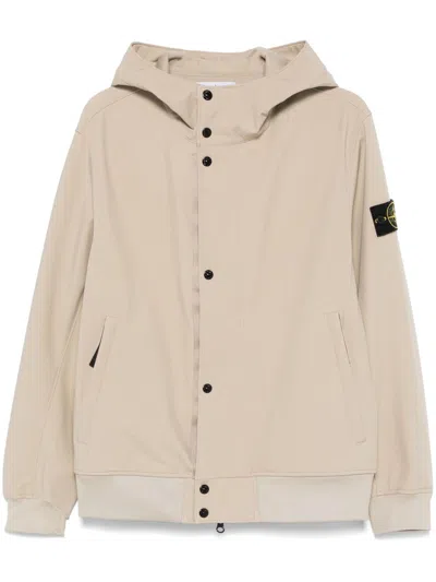 Stone Island Shell-r Jacket In Neutrals