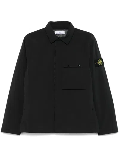 Stone Island Shell-r Primaloft®-insulation Jacket In Black