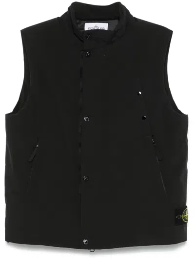 Stone Island Shell-r Primaloft®-insulation Jacket In Black
