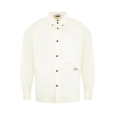 Pre-owned Stone Island Shirt 'ivory' | White | Men's Size M