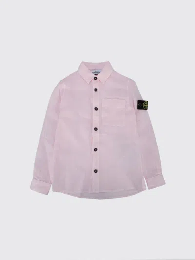 Stone Island Shirt Kids  Junior In Pink