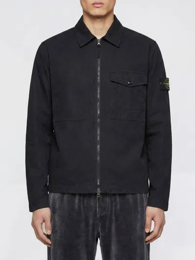 Stone Island Shirt Men  In Black