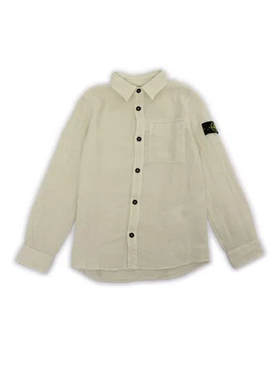 Stone Island Kids' Shirt In Neutral