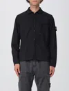 Stone Island Zip-fastening Pocket Shirt Jacket In Black