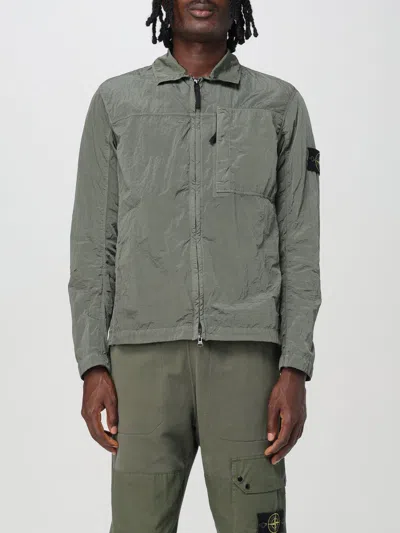 Stone Island Shirt  Men Color Moss Green In Moosgrün