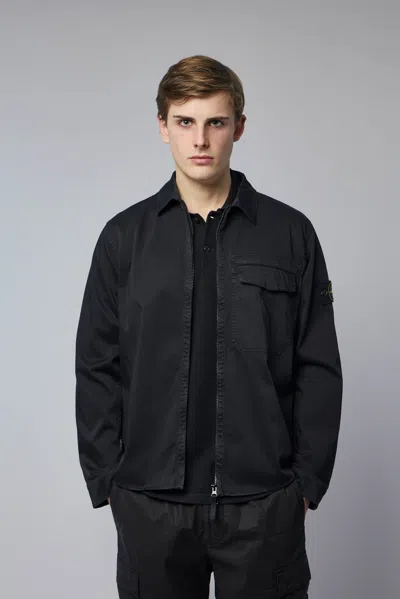 Stone Island Shirts In Black