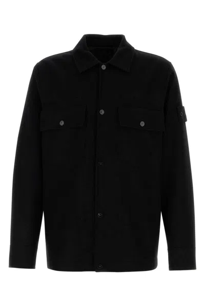 Stone Island Shirts In Black