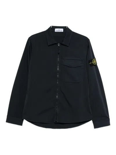 Stone Island Shirts Blue