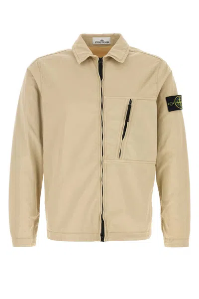 Stone Island Shirts In Brown