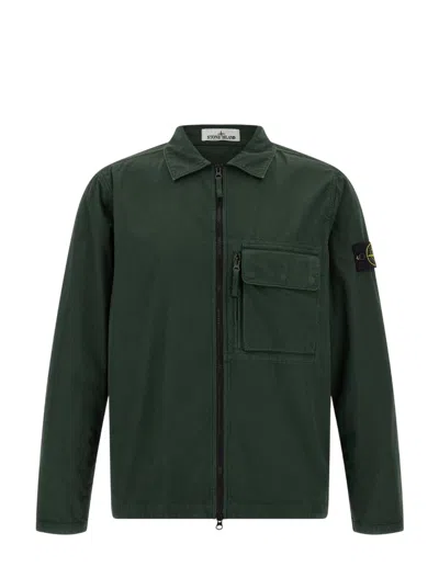 Stone Island Shirts In Green