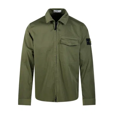 Stone Island Shirts In Green