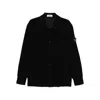 Stone Island Comfortable Overshirt With Pockets And Press Studs In Multi