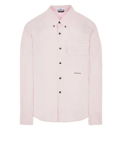 Stone Island Shirts Pink Cotton