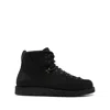 Stone Island Boot With Rubber Sole And Cushioning In Black