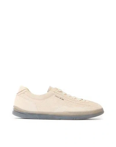 Stone Island Chaussure. Beige Cuir