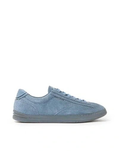 Stone Island Chaussure. Bleu Cuir