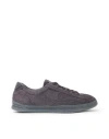 STONE ISLAND STONE ISLAND SHOE. GREY LEATHER