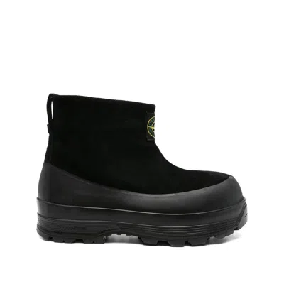Stone Island Shoes In Black