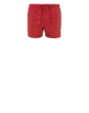 Stone Island Compass Patch Swim Shorts In Red