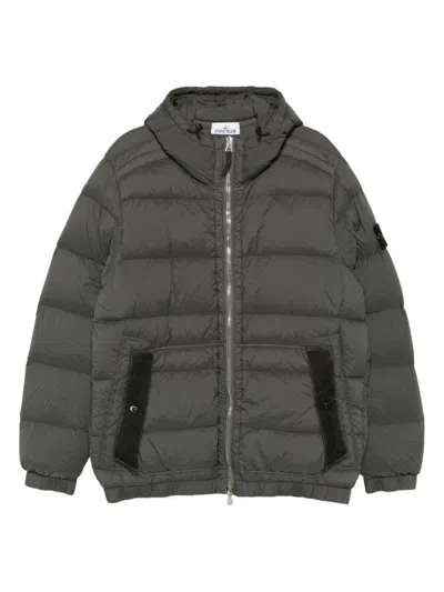 STONE ISLAND STONE ISLAND SHORT HOODED DOWN JACKET