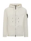 Stone Island Short Parka In Gray