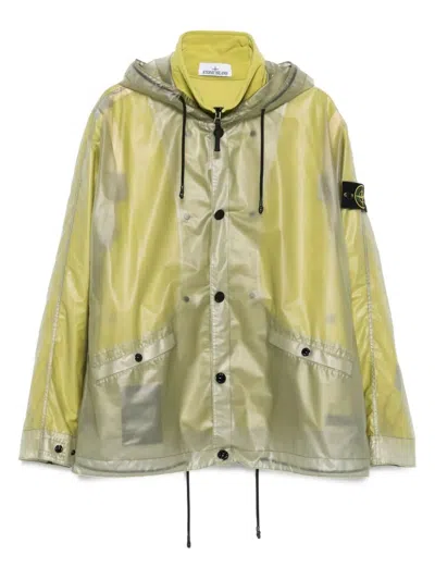 Stone Island Short Parka In Multi