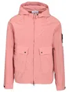 Stone Island Light Compact Touch Poly-tc Jacket In Pink