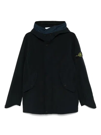Stone Island Short Parka In Multi