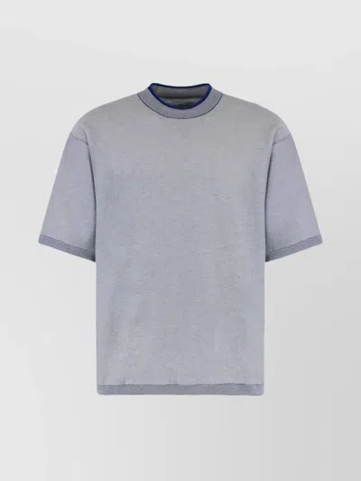 STONE ISLAND SHORT SLEEVE COTTON SWEATER