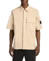 Stone Island Short Sleeve Pocket Shirt In Neutral