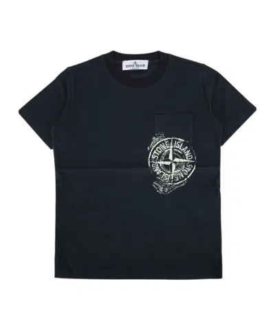 Stone Island Short Sleeve T-shirt In Blue