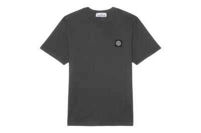 Pre-owned Stone Island Short Sleeve T-shirt Charcoal