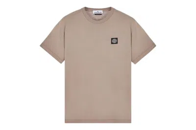 Pre-owned Stone Island Short Sleeve T-shirt Dove Grey