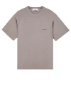 Stone Island Short Sleeve T-shirt Grey Cotton In Grey