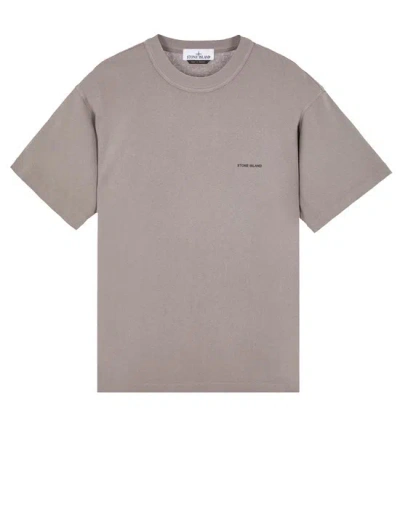 Stone Island Short Sleeve T-shirt Grey Cotton