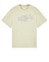 Stone Island Short Sleeve T-shirt Green Cotton In Green