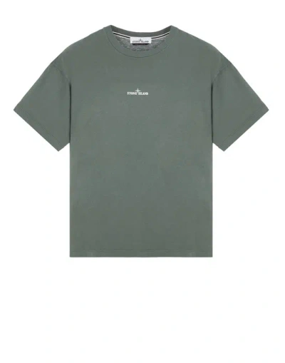 Stone Island Short Sleeve T-shirt Green Cotton