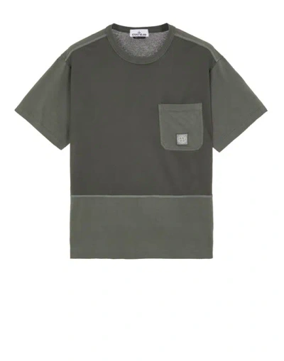 Stone Island Short Sleeve T-shirt Green Cotton