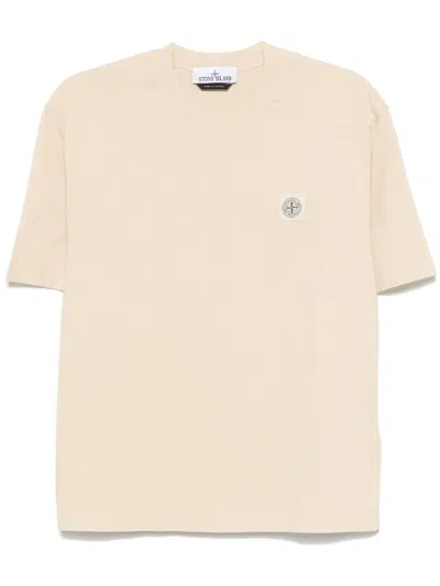 Stone Island Short-sleeve T-shirt In Nude